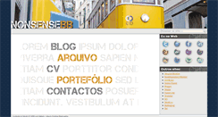 Desktop Screenshot of nonsensebb.com