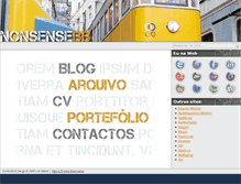 Tablet Screenshot of nonsensebb.com